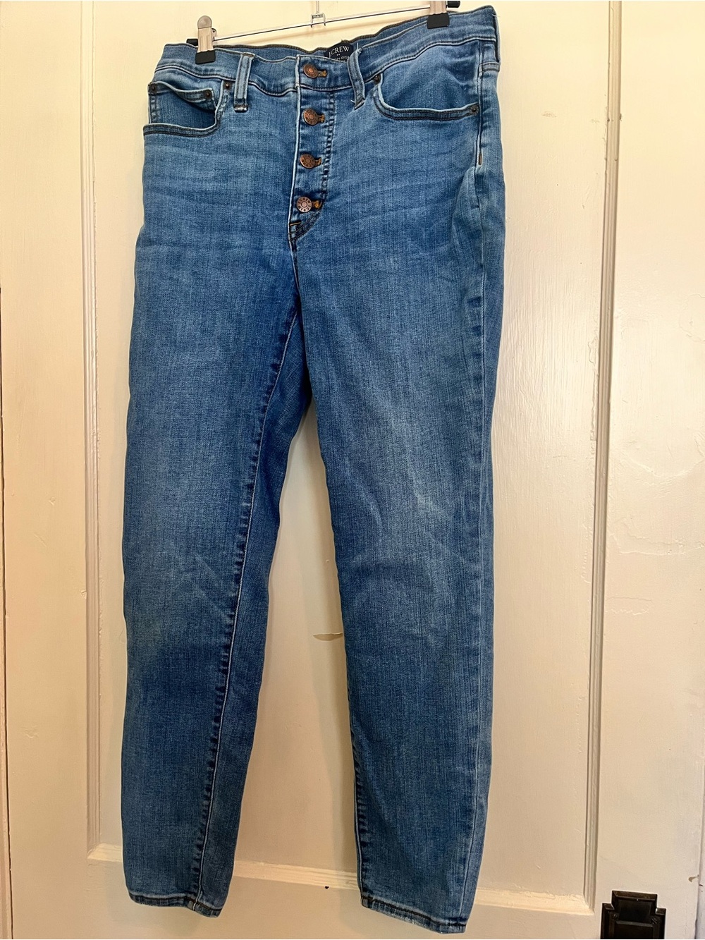 J. Crew Light Blue High-Rise Skinny Jeans